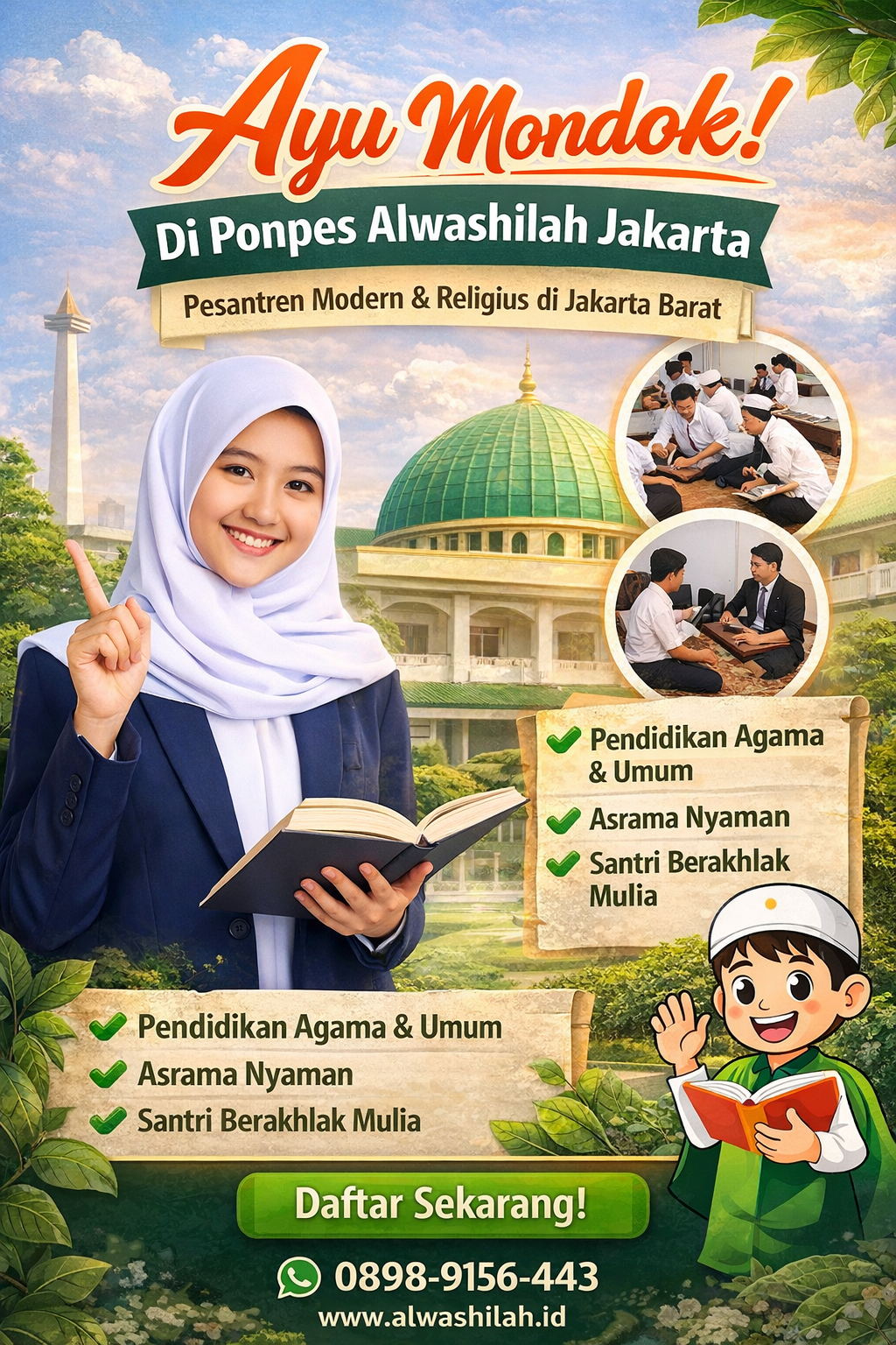 Ayo Mondok di Ponpes Al-Washilah Jakarta