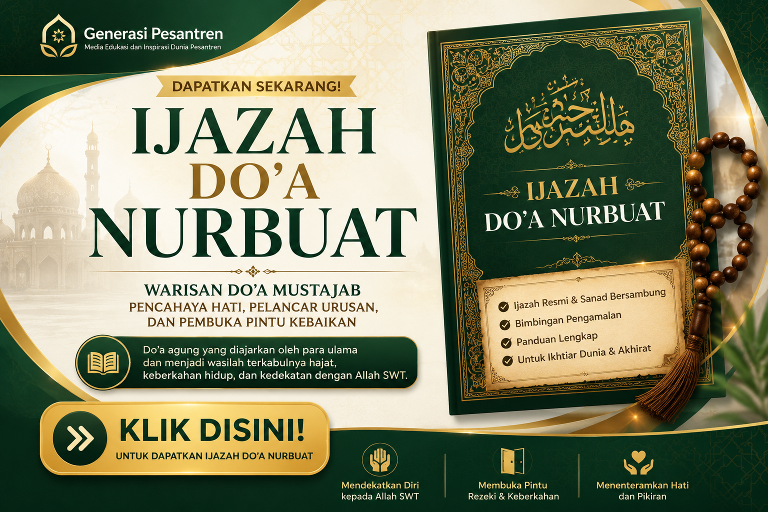 Ijazah Do'a Nurbuat